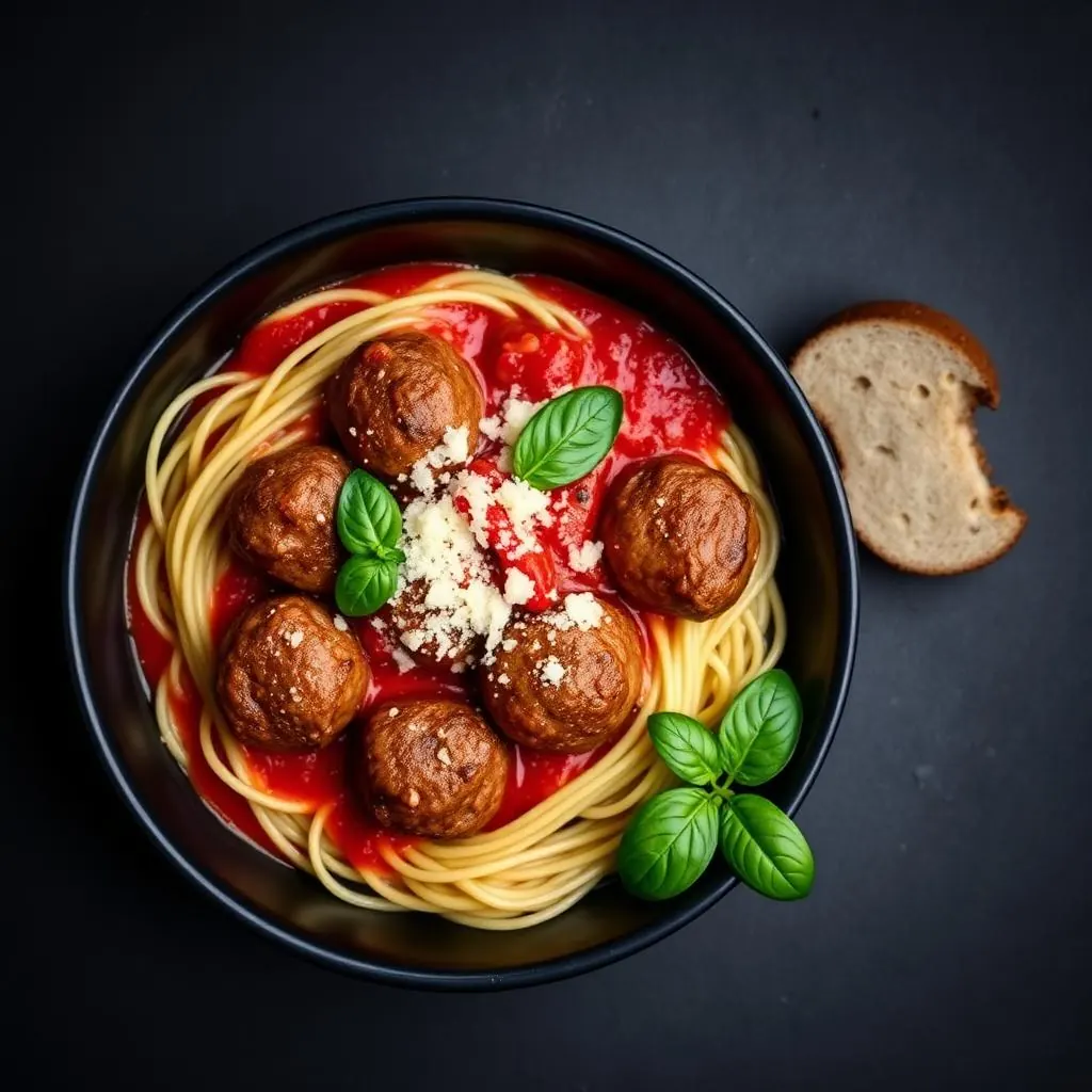 5% Lean Beef Meatballs & Spaghetti